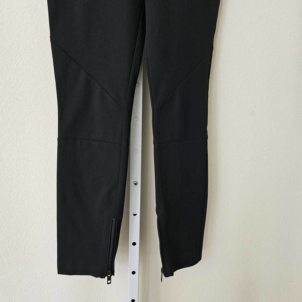 RAG AND BONE Women's Simone Slim Fit Black Cotton Sport Zipper Pants Sz 6 - Picture 4 of 15